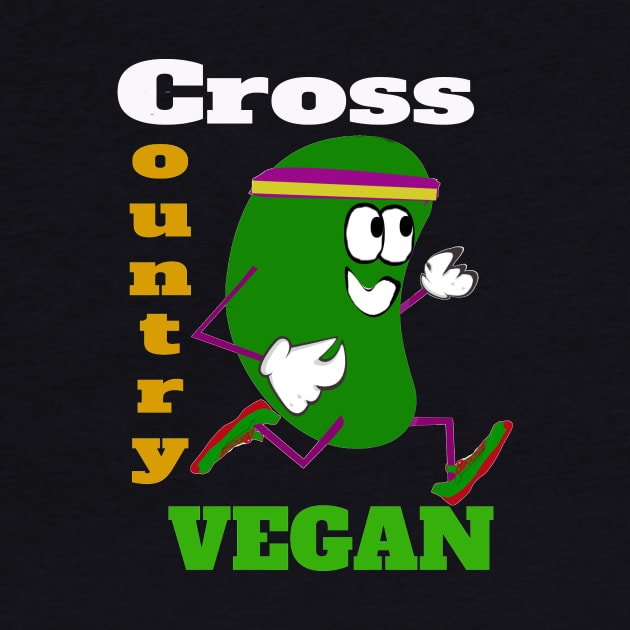 Cross Country Vegan Runner by PoetandChef